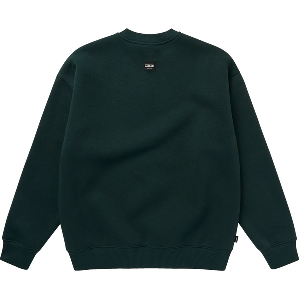 2025 Mystic Mens Brand Crew Sweat 35104.250135 - Cypress Green